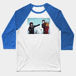 Make a Snowman Baseball T-Shirt